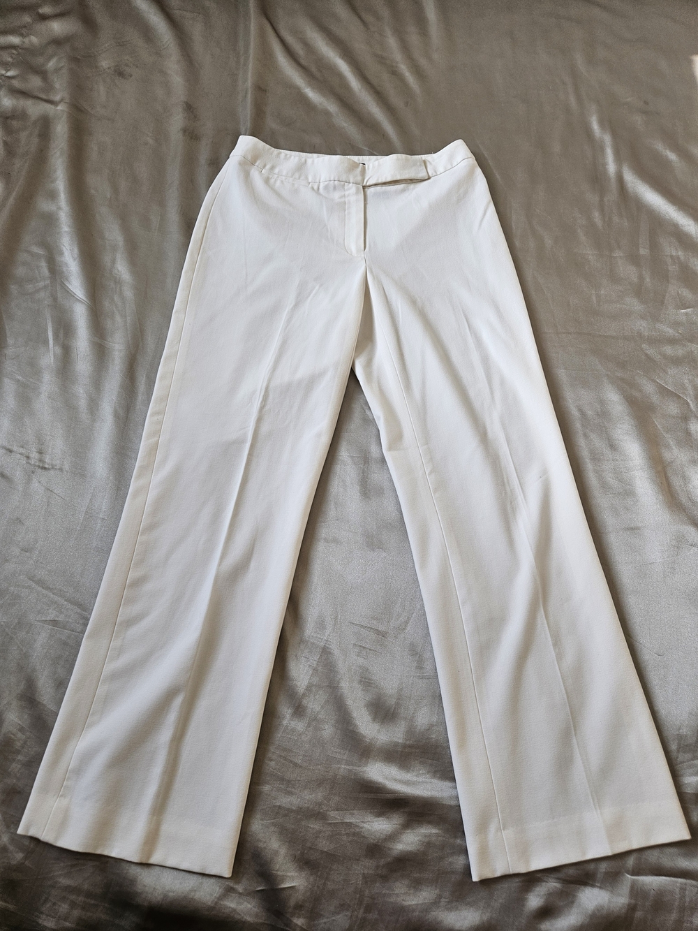 Apostrophe Petite White Boot Cut Dress Pants Size 8P